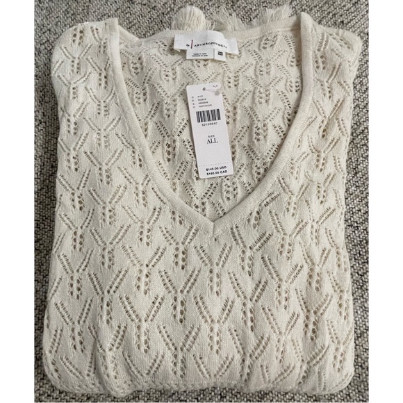 Anthropologie Pointelle Caftan NWT (One Size Fits all) - Picture 11 of 14